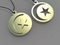 Moon & Star pendants