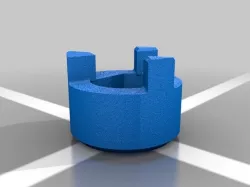 Motor Coupling for short shaft with flat