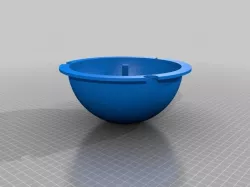 My Customized Parametric big button (now with microswitch!)