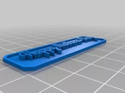 My Customized simple text sign