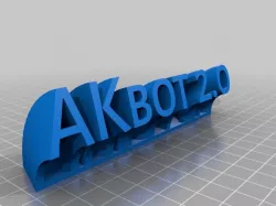 My Customized Sweeping name plate