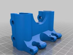 Rostock Carriage: Double LM8UU, Traxxas Ball Ends and GT2 Belt Retainer