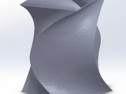 Square Lofted Vase