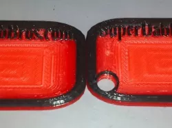 Super Dab Bros. Business Card keychain break up tray