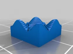 Surface with contours