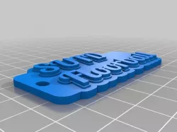 SUTD Floorball Keychain