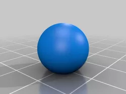 Test Sphere with Flat Bottom
