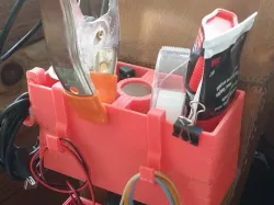 Tool caddy for Hendrix desk