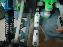 variable length steering pin for OpenRC truggy