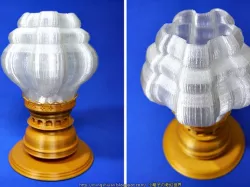 Victorian Hurricane Lamp-Lampshade Modify