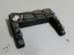 Weapons card holder tabletop