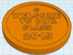 Welcome Medal 2015 School Year