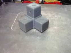 19mm or 3/4 Square Aluminum Tube Corner