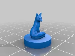 2 tailed fox miniture / Blink Fox miniture