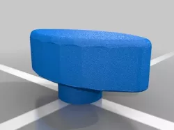 .300" hex knob