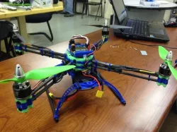 3D Printed & Carbon Fiber QuadCopter