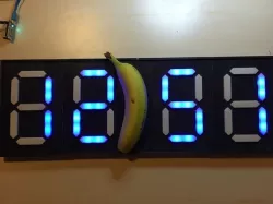 7-Segment NeoPixel Clock