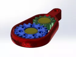 A Better Geared Keychain