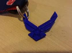 Air Force Logo and Keychain