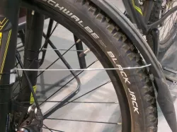 Bike dustguard fixing