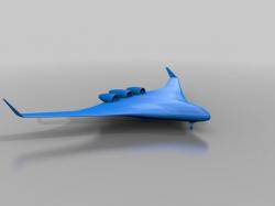 Blended Wing Body (BWB) by 67bope, Download free STL model