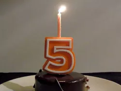 Candle Holder Numbers - Numbers 0 - 9 for Birthday Cake Decoration