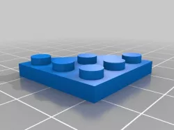 corner plate 45 degree lego