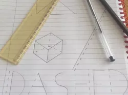 Dashed line Ruler