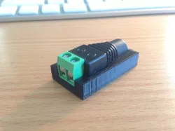 DC Power adapter press-fit mount