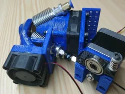Diamond hotend direct extruder