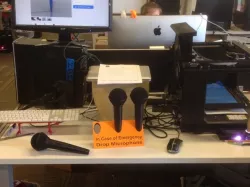 Emergency Mic Drop Station