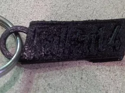 Fallout 4 Distressed Logo with Keyring