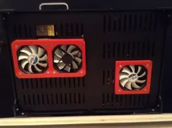 Flashforge Creator Pro Power Supply (Mean Well NES-350-24) Beefcake Fan Shroud Upgrade
