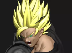 Goku Head SSJ2
