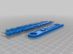 Key ring Lesson: Key ring, letters!
