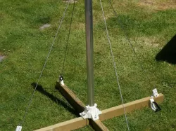 Mast mount for 48mm OD Aluminium pipe