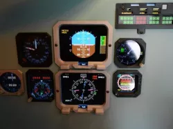 MD-80 framing for gauges