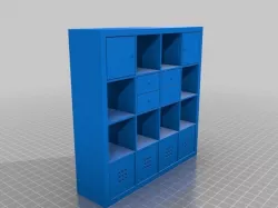 My Customized Expedit/Kallax parametric scale models