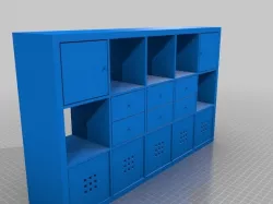 My Customized Expedit/Kallax parametric scale models
