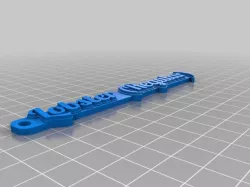 My Customized Multiline Tag or Keychain