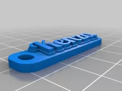 My Customized Multiline Tag or Keychain
