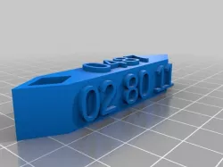My Customized Phone Number Luggage Tag