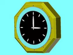 oct. wall clock