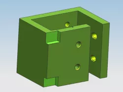 Prusa Extruder to Rapide Lite adapter V4