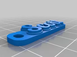 Scott Customized Multiline Tag or Keychain
