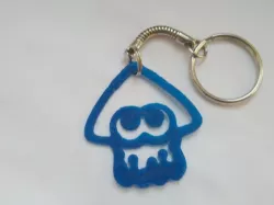 Splatoon squid keychain