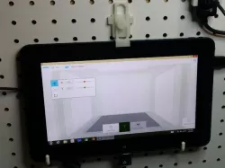 Tablet Pegboard bracket.
