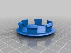 Trailer hub dust cap