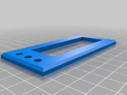 16x2 LCD Bezel Surround with LED Holes