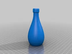 3D PotterBot Test Print small bottle